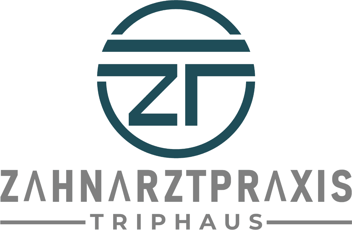 Gestapelte Logo-Variante der Zahnarztpraxis Triphaus